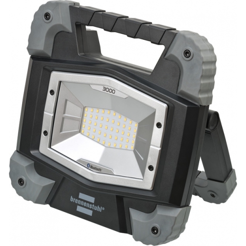 Projecteur LED TORAN portable, connecté en Bluetooth®, 3000 lumen, 5m de câble H07RN-F 2x1,0 (IP55,30 W)