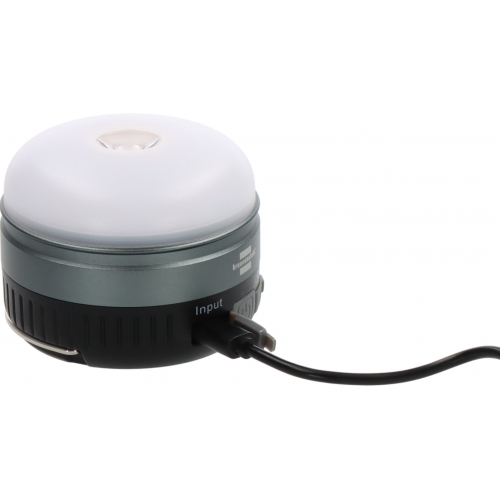 Lampe lanterne solaire LED OLI 400 AS rechargeable (450lm, 5 modes d'éclairage, panneau solaire, powerbank, 70h, câble USB A/C