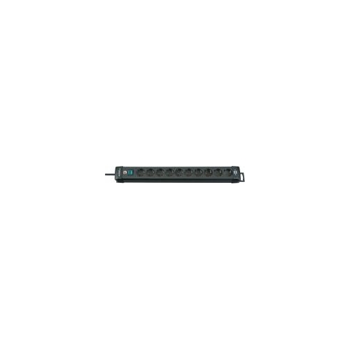 Prolongateur multiprise Premium-Line 10 prises noir 3m H05VV-F 3G1,5